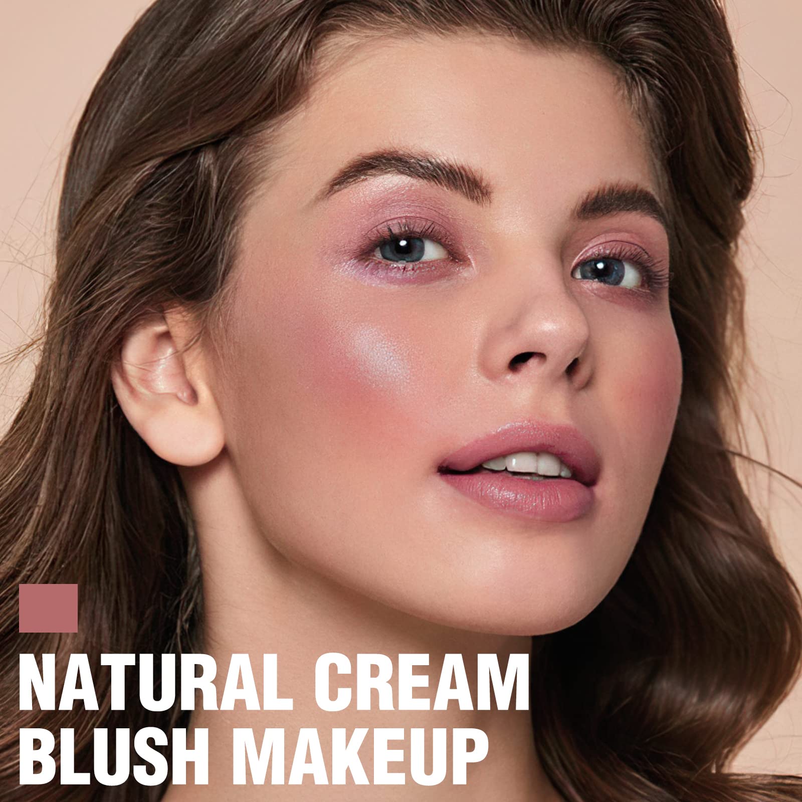 FOCALLURE Cream Blush Makeup,Buildable Blush Stick for Cheeks,Matte and Dewy Finish,Long Wearing,Easy Application,Lightweight Multi Stick,ROSE FLUSH - dailyvitalstore