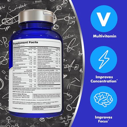 Focus Factor Nutrition for The Brain Improved Memory & Concentration Brain Supplement, 150 Count, 1 Pack (10407) - dailyvitalstore