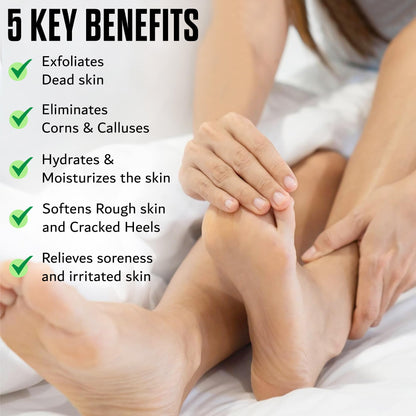FOOT CURE Tea Tree Oil Balm – Moisturizer for Dry Cracked Feet – Instantly Hydrates & Soothes Irritated Skin & Athlete's Foot – Best Foot Care for Women and Men (Pack of 2) - dailyvitalstore