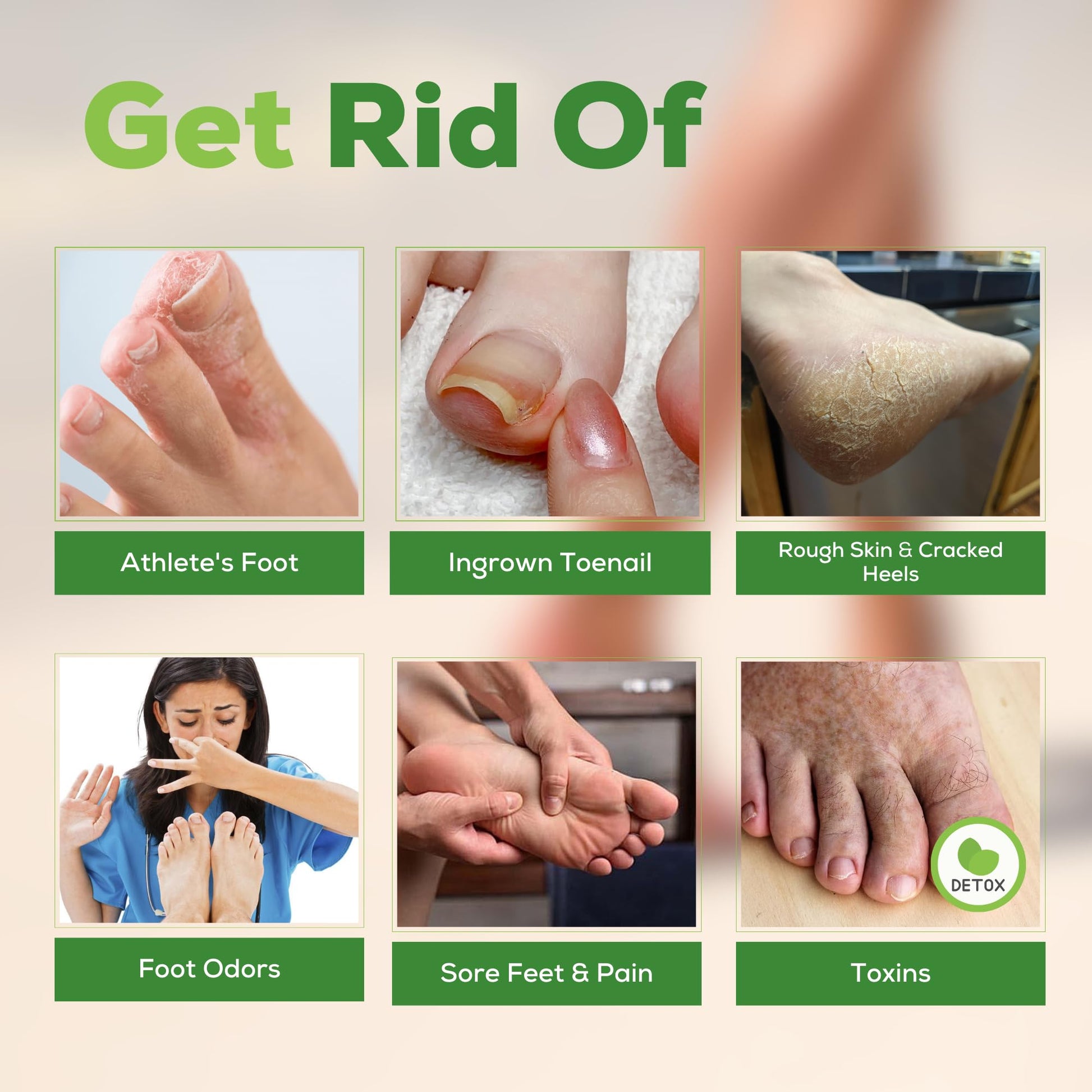 FOOT CURE Tea Tree Oil Foot Soak with Epsom Salt - Best Toenail Fungus Treatment, Athletes Foot & Softens Calluses - Soothes Sore & Tired Feet, Fungal Toe, Foot Odor Scent, Spa Pedicure (Pack of 2) - dailyvitalstore