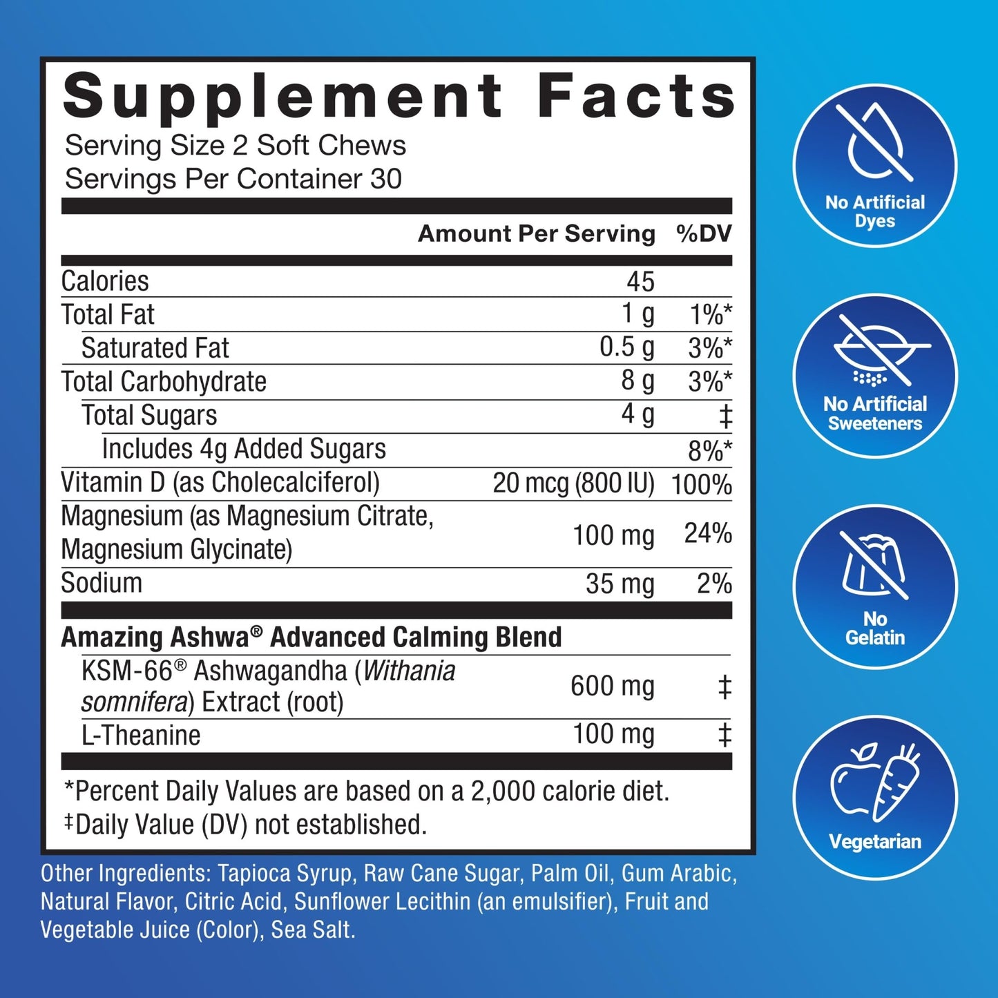 Force Factor Amazing Ashwa Complete Calm Support with KSM-66 Ashwagandha, Like Ashwangandha Gummies to Promote Calm & Relaxation with Magnesium & L-Theanine, - dailyvitalstore