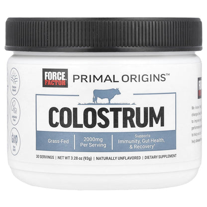 Force Factor Awesome Colostrum to Support Gut Health, Immune Function, Recovery, & More, Bovine Colostrum Supplement, Pasture-Raised, Grass Fed - dailyvitalstore