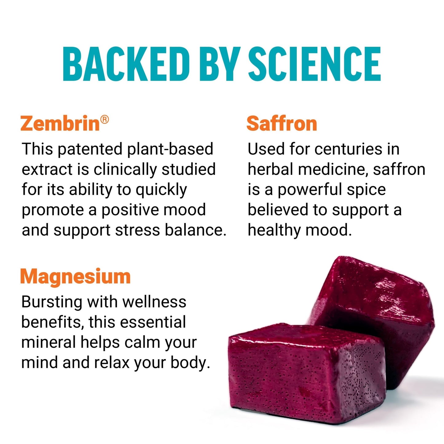 FORCE FACTOR Happy Mood, Mood Support and Mood Balance Supplement to Support Happiness, Positivity, and Stress, Made with Magnesium, Saffron, Zembrin, Non-GMO, Tropical Fruit Flavor, 30 Soft Chews - dailyvitalstore
