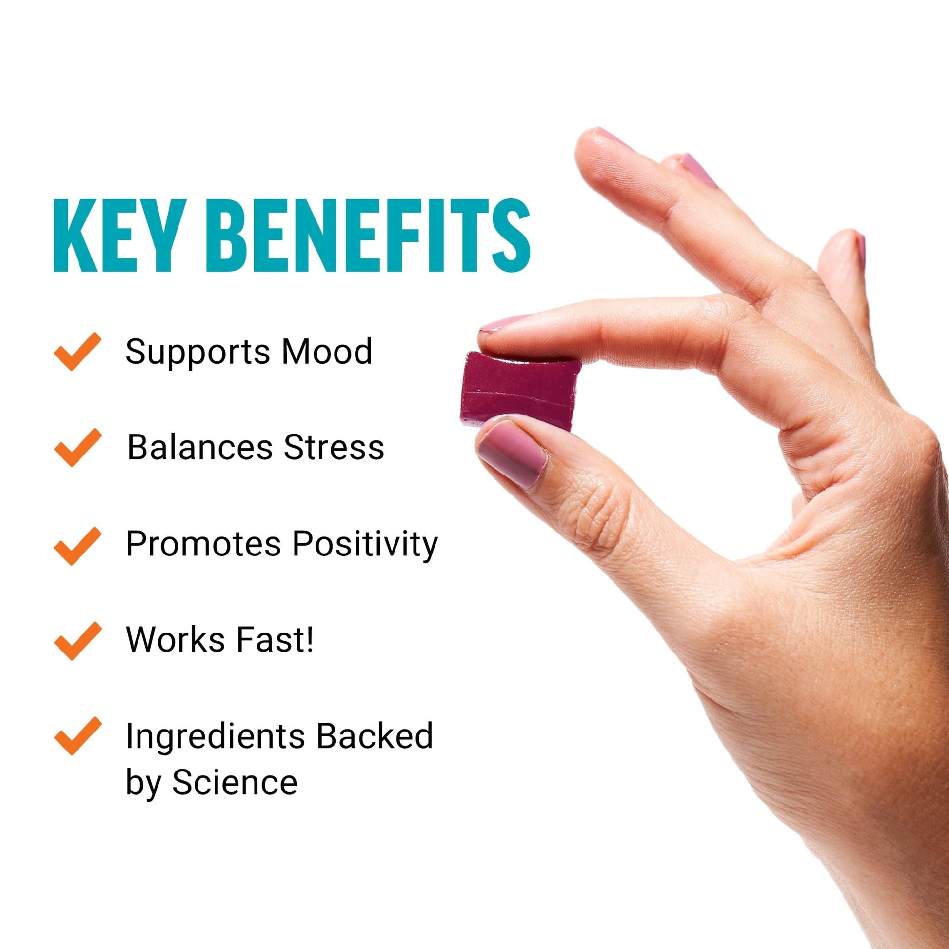 FORCE FACTOR Happy Mood, Mood Support and Mood Balance Supplement to Support Happiness, Positivity, and Stress, Made with Magnesium, Saffron, Zembrin, Non-GMO, Tropical Fruit Flavor, 30 Soft Chews - dailyvitalstore