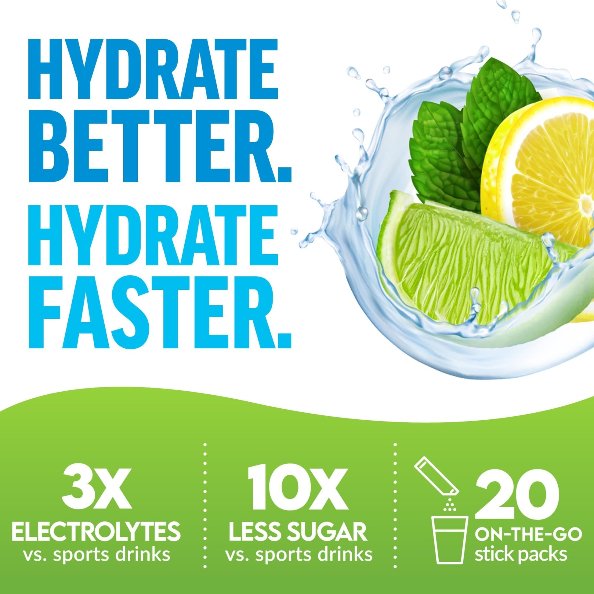 Force Factor Liquid Labs Electrolytes Powder Packets—Lemon Lime—Hydration Packets to Make Electrolyte Water with 5 Essential Electrolytes, Vitamins, Minerals - dailyvitalstore