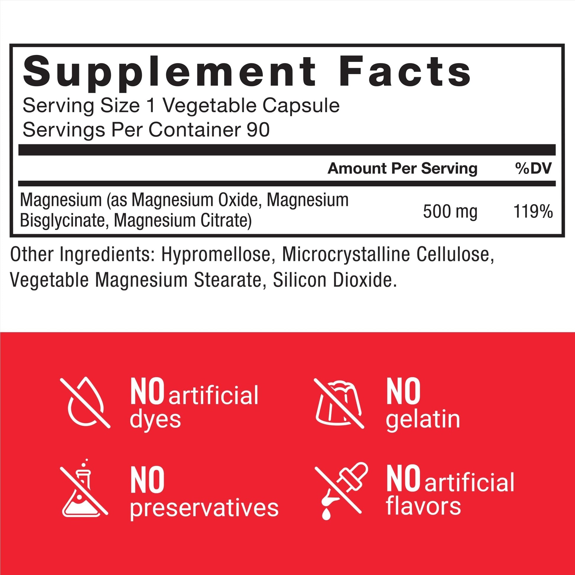 Force Factor Magnesium Complex Supplement to Support Muscles, Bones, Nerves, and Cardiovascular Health, Magnesium Glycinate, Magnesium Citrate, and Magnesium Oxide, Vegan, Non-GMO, 90 Capsules - dailyvitalstore