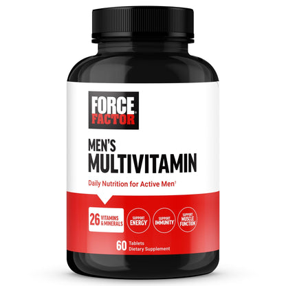 Force Factor Men’s Multivitamins, Multivitamin for Men Plus Amino Acids Supplement with 27 Vitamins and Minerals, and Phytonutrients to Support Energy, and Immunity, 60 Tablets - dailyvitalstore