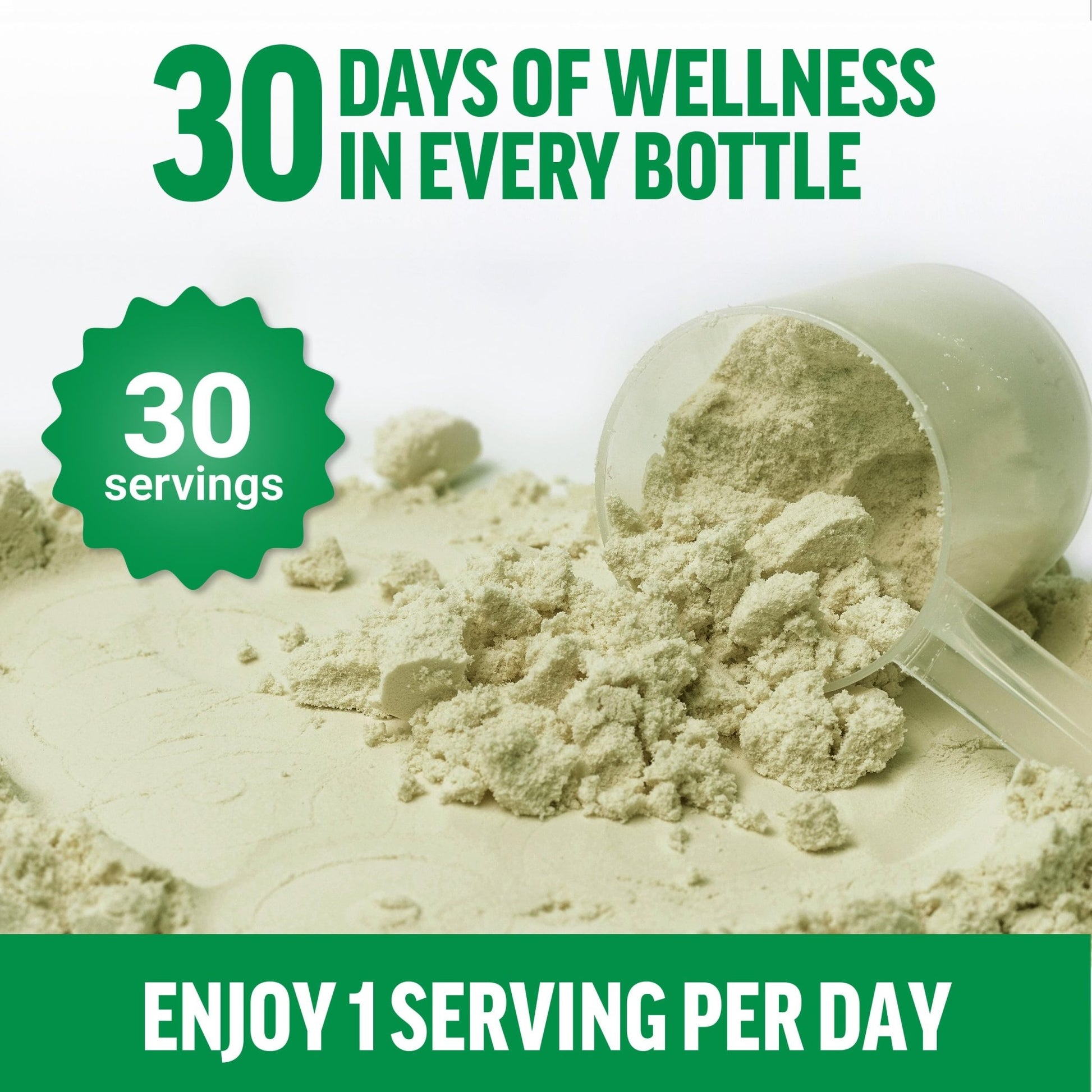 Force Factor Smarter Greens Daily Wellness Powder 2-Pack to Support Energy, Immunity & Digestion, Superfood Greens Powder with Vitamins, Minerals & Probiotics, Unflavored, 60 Servings - dailyvitalstore
