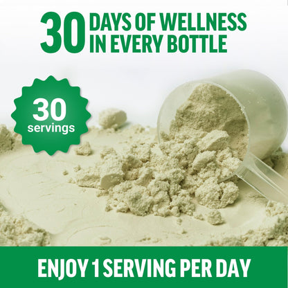 Force Factor Smarter Greens Daily Wellness Powder 2-Pack to Support Energy, Immunity & Digestion, Superfood Greens Powder with Vitamins, Minerals & Probiotics, Unflavored, 60 Servings - dailyvitalstore