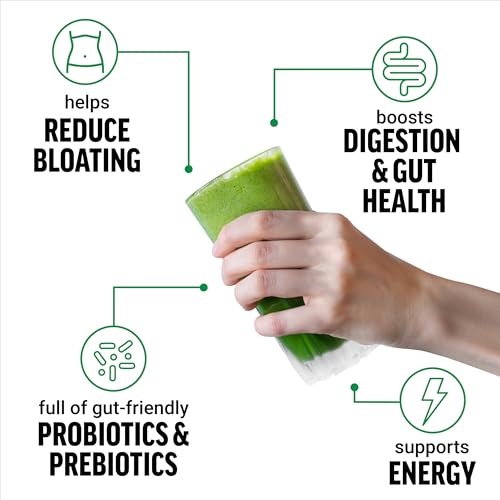 Force Factor Smarter Greens Daily Wellness Powder 2-Pack to Support Energy, Immunity & Digestion, Superfood Greens Powder with Vitamins, Minerals & Probiotics, Unflavored, 60 Servings - dailyvitalstore