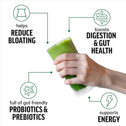 Force Factor Smarter Greens Daily Wellness Powder 2-Pack to Support Energy, Immunity & Digestion, Superfood Greens Powder with Vitamins, Minerals & Probiotics, Unflavored, 60 Servings - dailyvitalstore