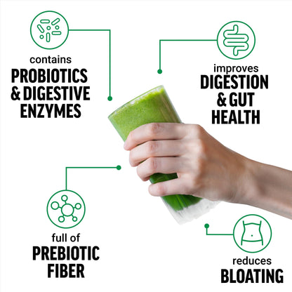 Force Factor Smarter Greens Superfoods Powder, 2-Pack, Supports Digestion and Bloating, Immunity, and Energy, Greens Powder with Probiotics, Digestive Enzymes, Antioxidants, and Fiber, 60 Servings - dailyvitalstore