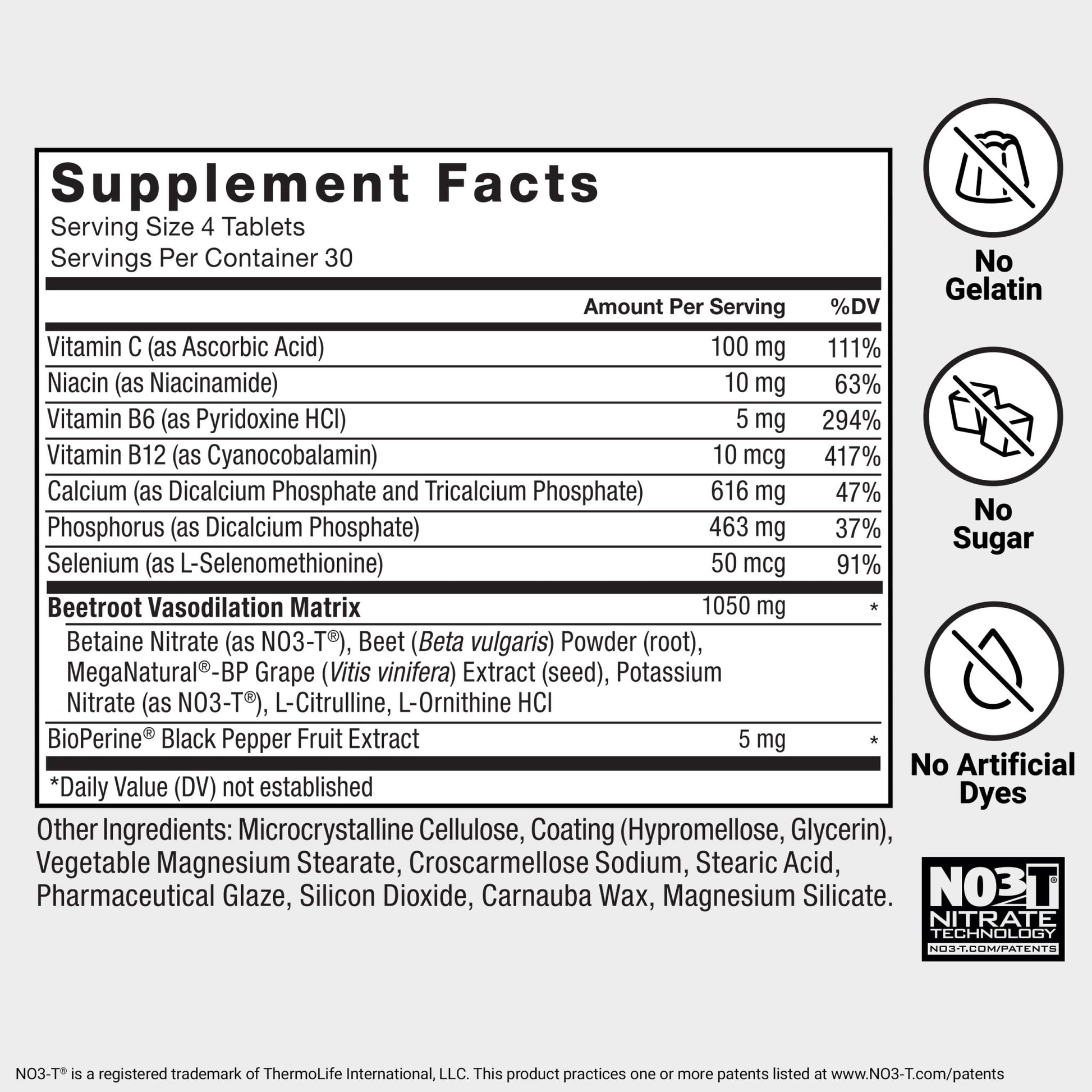 Force Factor Total Beets Blood Pressure Support with Grape Seed Extract and Non GMO Beet Root Powder for Heart Health - dailyvitalstore