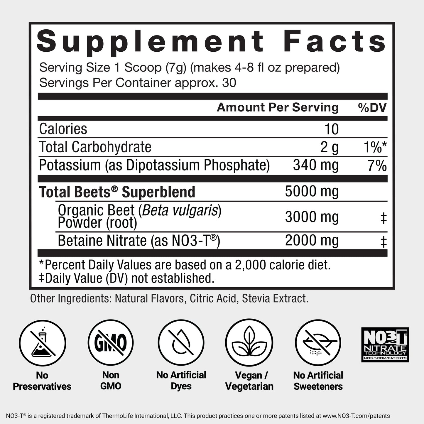 Force Factor Total Beets Drink Mix Superfood Powder with Nitrates to Support Circulation, Blood Flow, Nitric Oxide, Energy, Endurance, and Stamina - dailyvitalstore