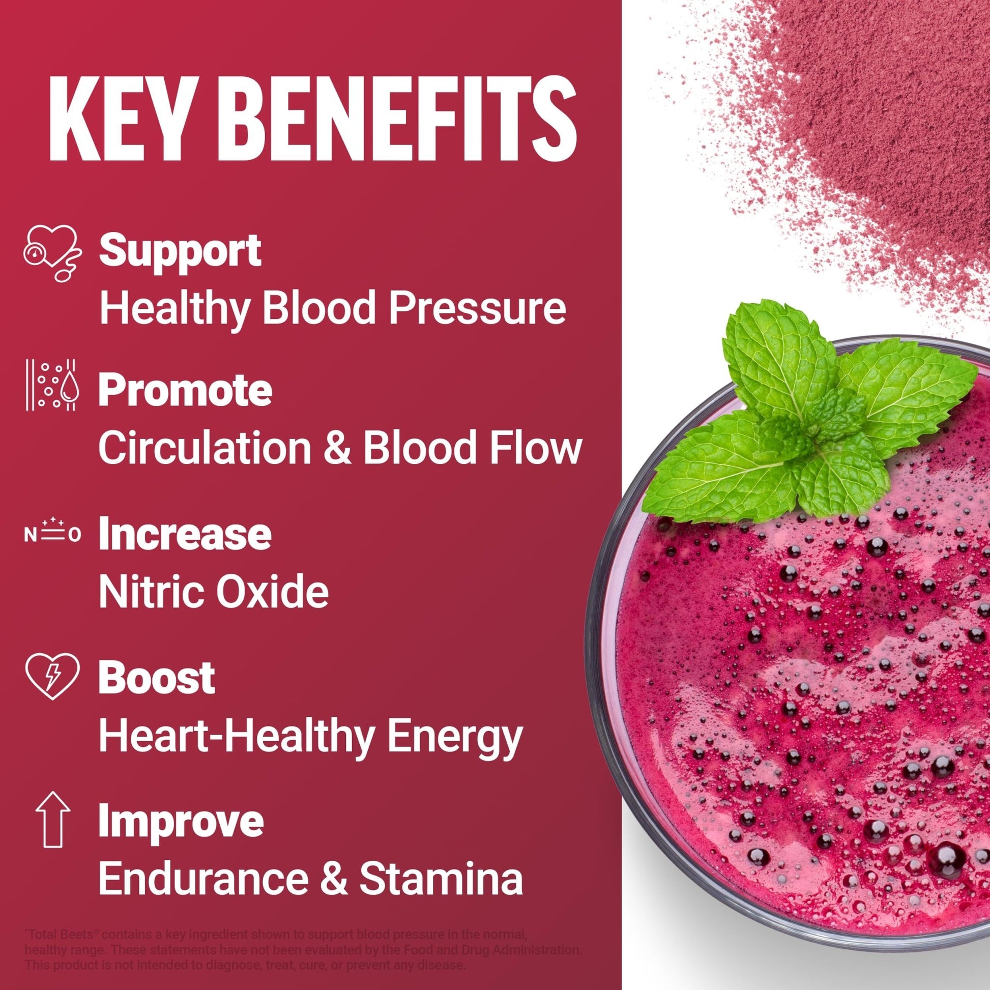 Force Factor Total Beets Superfood Beet Root Powder 2-Pack, Nitrates to Support Circulation, Blood Flow, Nitric Oxide, Energy, Endurance, Stamina - dailyvitalstore