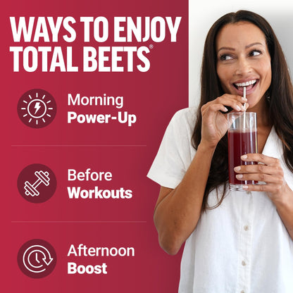 Force Factor Total Beets Superfood Beet Root Powder 2-Pack, Nitrates to Support Circulation, Blood Flow, Nitric Oxide, Energy, Endurance, Stamina - dailyvitalstore