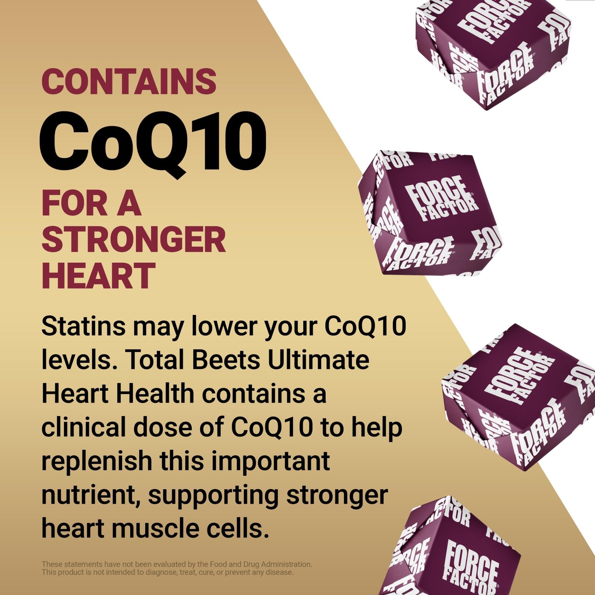 Force Factor Total Beets Ultimate Heart Health Chews for Blood Pressure Support, with Beetroot Powder, CoQ10, B Vitamins & Grapeseed Extract for Blood Flow - dailyvitalstore