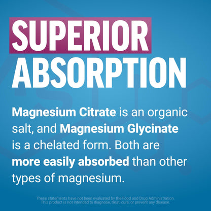 Force Factor Ultimate Magnesium Supplement, 330mg Magnesium Glycinate & Magnesium Citrate, Like Magnesium Gummies, Support Calm, Relaxation, - dailyvitalstore