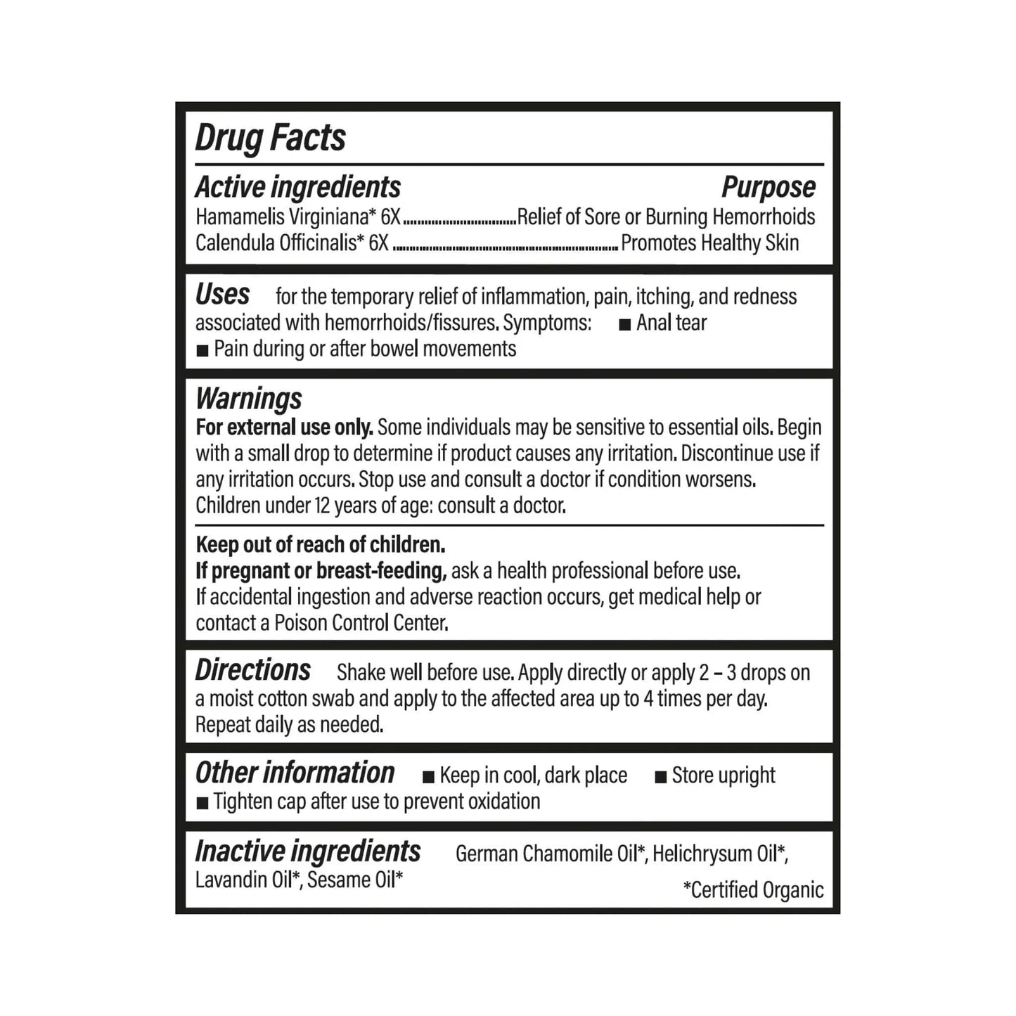 Forces of Nature Fissure Control, Organic Homeopathic Treatment with Witch Hazel for Anal Fissures, Hemorrhoid Related Irritation & Discomfort, Fast, Natural Topical Relief, 0.37 FL OZ - dailyvitalstore