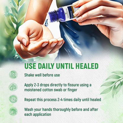 Forces of Nature Fissure Control, Organic Homeopathic Treatment with Witch Hazel for Anal Fissures, Hemorrhoid Related Irritation & Discomfort, Fast, Natural Topical Relief, 1 Fl Oz - dailyvitalstore