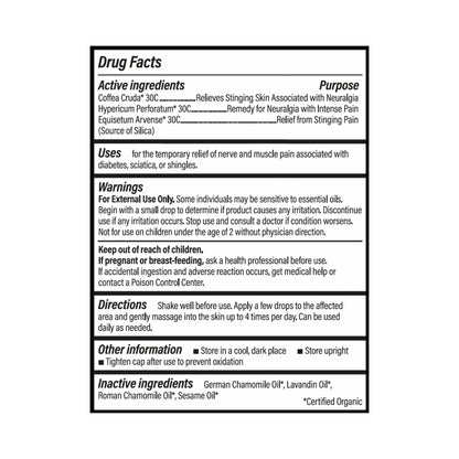 Forces of Nature Nerve Pain Management, Organic Topical Relief for Neuropathy & Nerve Discomfort, Homeopathic Medicine Supports Relief from Shooting Pains for Back, Hands, Legs and Feet, .37 fl oz - dailyvitalstore