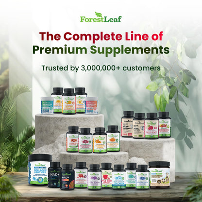 ForestLeaf D Mannose Supplements for Women & Men - D-Mannose 1000mg Capsules with Cranberry, Hibiscus & VIT C - DMannose Pills for UTI, Urinary Tract & Bladder Support - 120 Caps - dailyvitalstore
