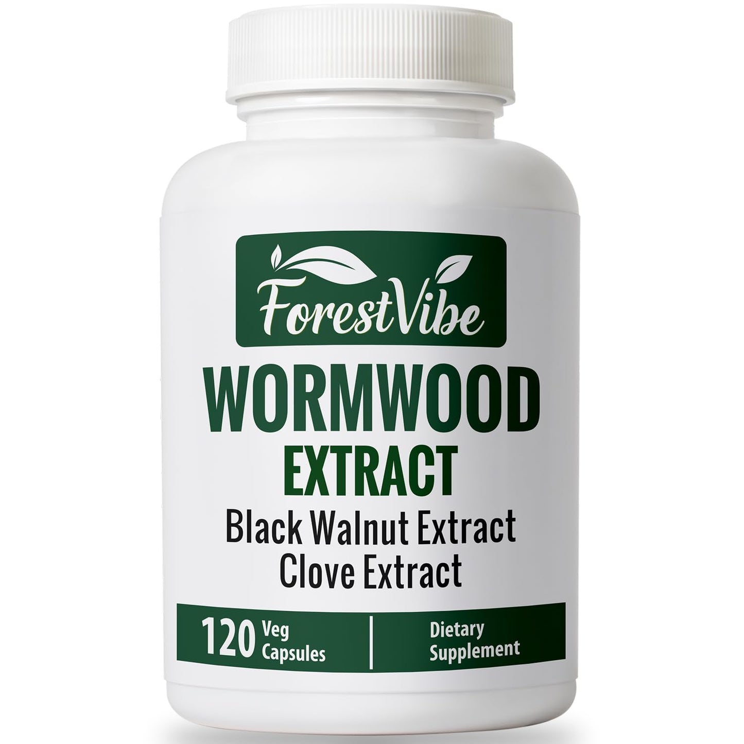 ForestVibe Wormwood Complex with Black Walnut & Clove, 3-in-1 Herbal Blend, Sweet Wormwood Extract Capsules, 120 Vegan Capsules, 2 Month Supply, Non-GMO & Gluten Free Supplement - dailyvitalstore