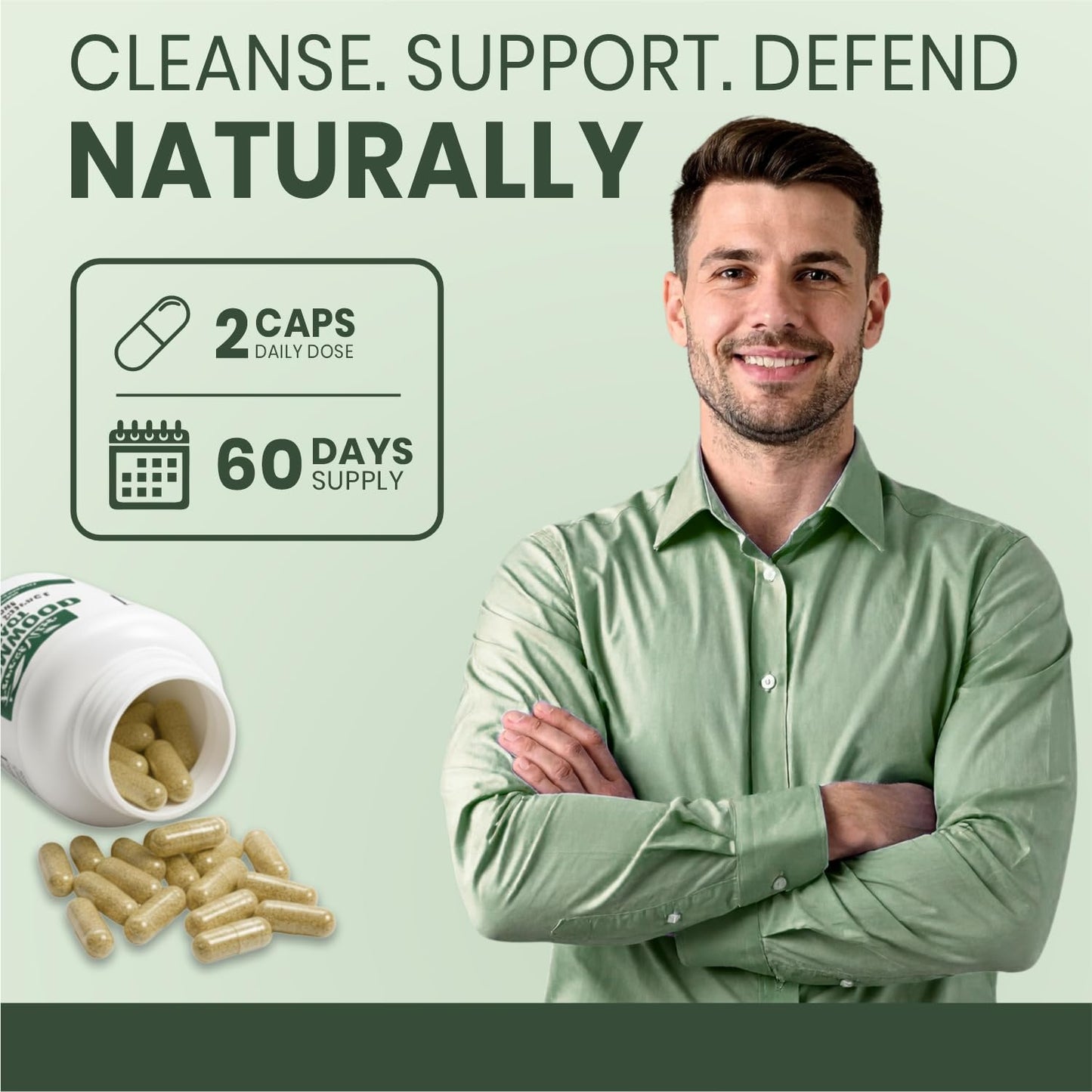 ForestVibe Wormwood Complex with Black Walnut & Clove, 3-in-1 Herbal Blend, Sweet Wormwood Extract Capsules, 120 Vegan Capsules, 2 Month Supply, Non-GMO & Gluten Free Supplement - dailyvitalstore