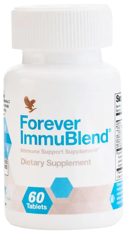 Forever Living - Forever ImmuBlend® Immune Support Supplement – Includes Botanicals, Vitamins D & C, Maitake & Shiitake Mushrooms – 60 Tablets - dailyvitalstore