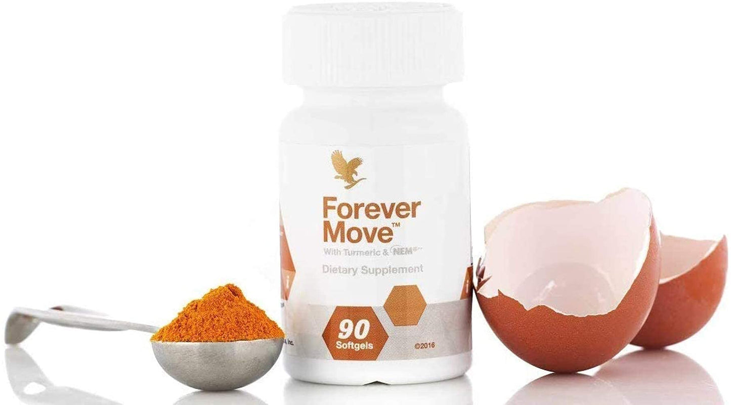 Forever Move - Advanced Joint & Muscle Supplement w/NEM, Supports Joint Comfort, Flexibility, and Fast Recovery, Gluten-Free - 90 Softgels - dailyvitalstore