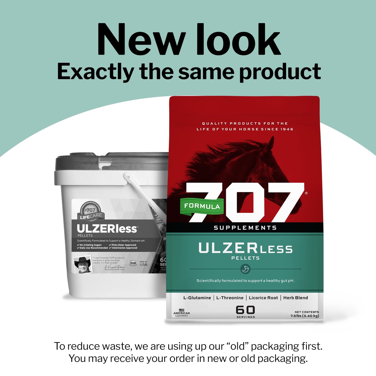 Formula 707 ULZERless Equine Supplement, 7.5lb Bag - Natural Gut Support for Horses with Ulcer Risk Factors - dailyvitalstore