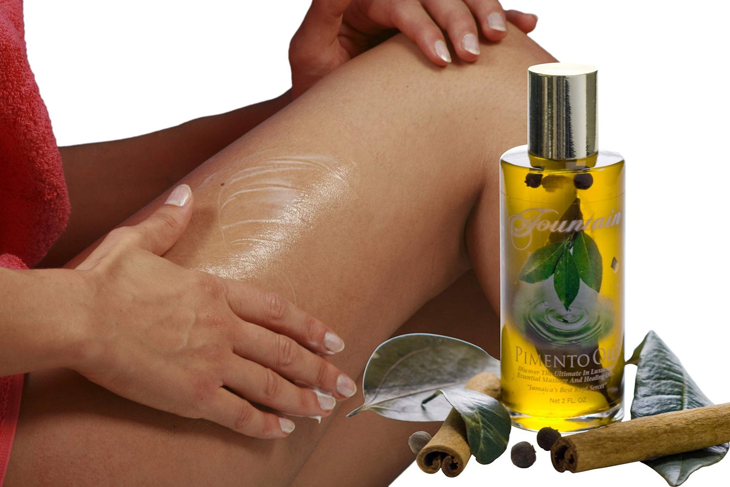 Fountain Pimento Oil for Massage Therapy, Muscle and Joint Deep Tissue Massage, Sore Muscle Balm Massage & Topical Herbal Rub (Pack of 2) - dailyvitalstore