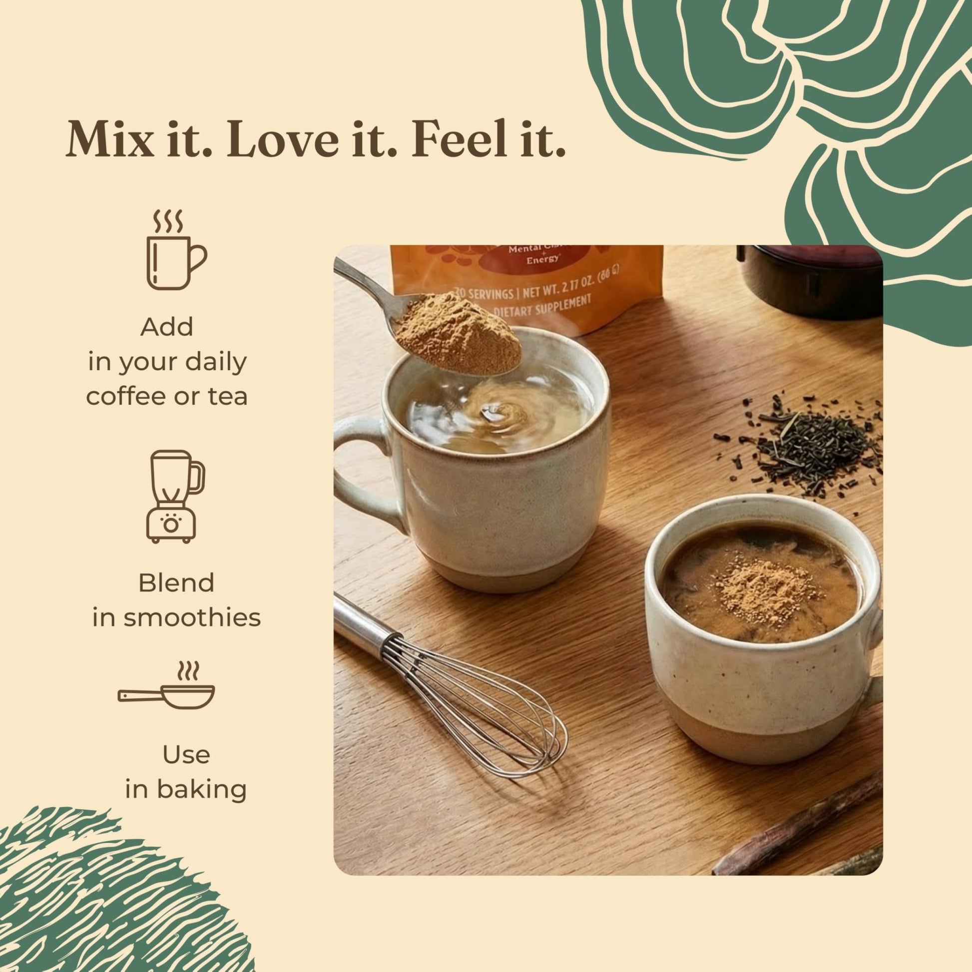 Four Sigmatic Gut Health Mushroom Blend | Organic Mushroom Powder Complex with Turkey Tail, Lion’s Mane, Cordyceps, Chaga, Probiotics and More - dailyvitalstore