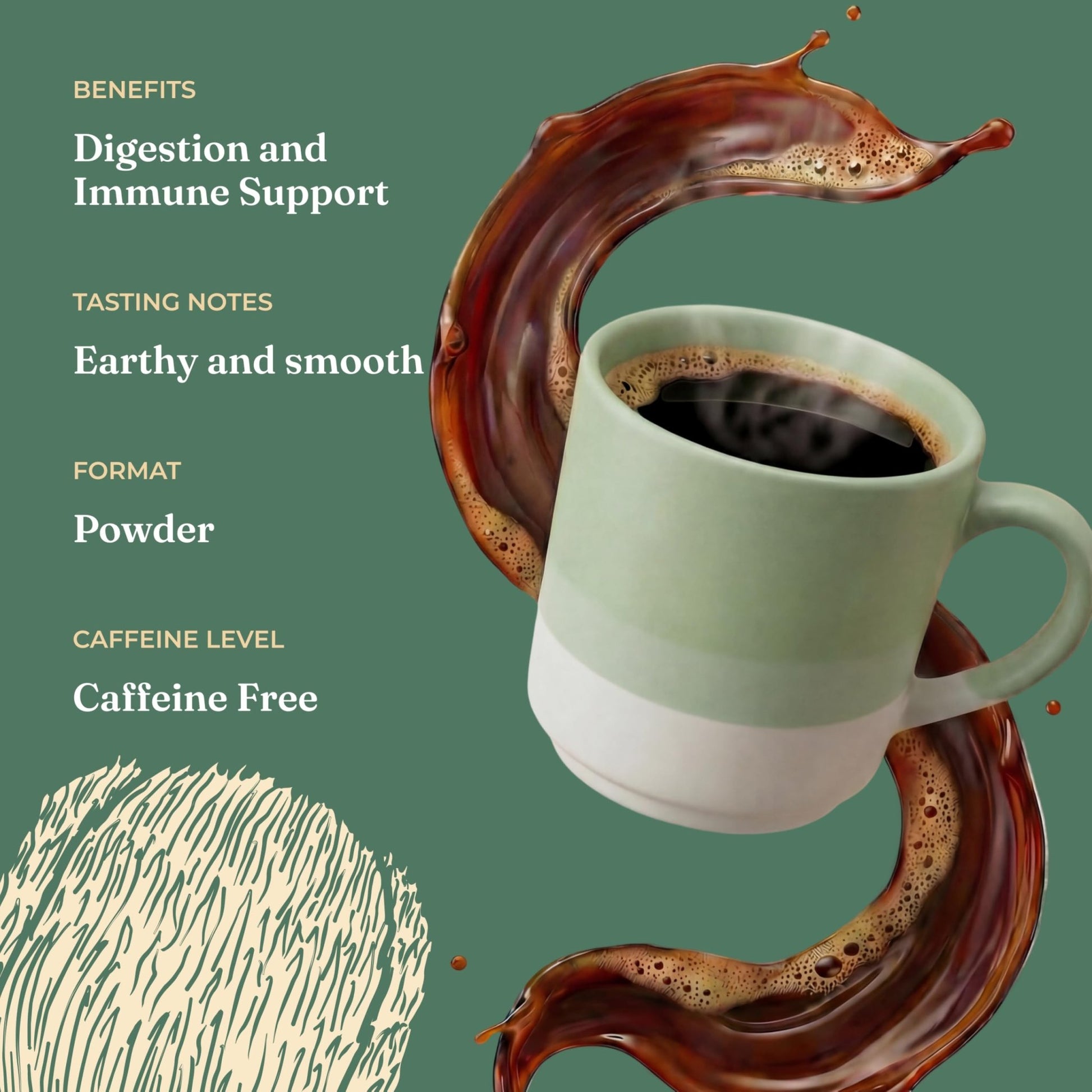 Four Sigmatic Gut Health Mushroom Blend | Organic Mushroom Powder Complex with Turkey Tail, Lion’s Mane, Cordyceps, Chaga, Probiotics and More - dailyvitalstore