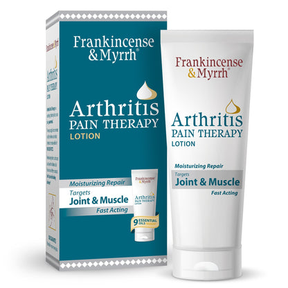 Frankincense and Myrrh Arthritis Pain Reliever Therapy Lotion – Topical Arthritis Pain Relief Cream and Hydrating Skin Repair, Body Relief for Sciatica, Knee, Back, Joints, Neck, Hands, 3 Oz - 1 Pack - dailyvitalstore