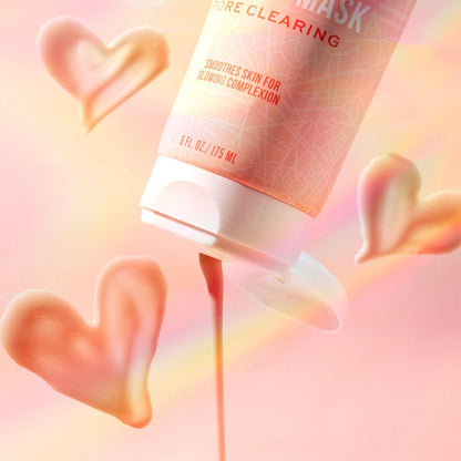 Freeman Exotic Blends French Pink Clay Peel-Off Face Mask, Pore Clearing Facial Mask, Detoxifies & Removes Impurities, Clean Skincare, For Normal & Combination Skin, - dailyvitalstore
