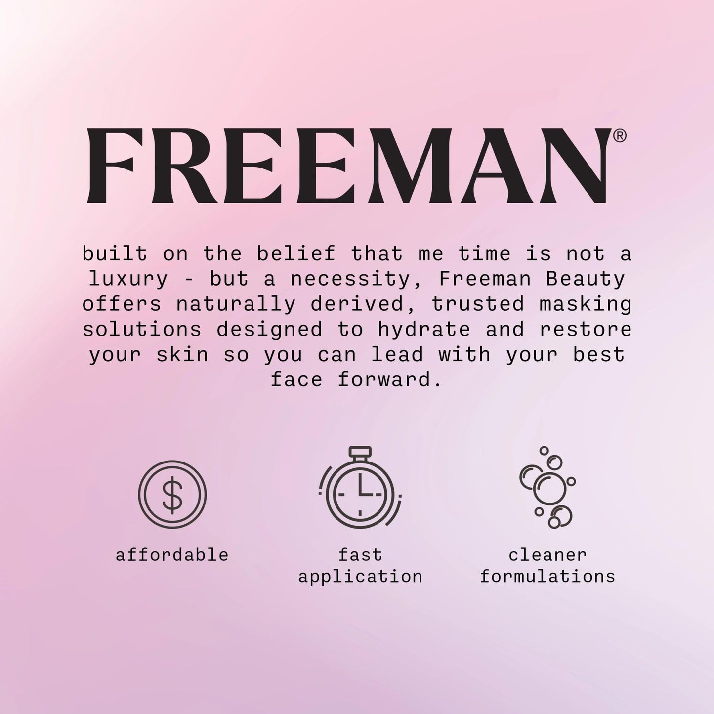 Freeman Exotic Blends French Pink Clay Peel-Off Face Mask, Pore Clearing Facial Mask, Detoxifies & Removes Impurities, Clean Skincare, For Normal & Combination Skin, - dailyvitalstore