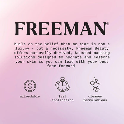 Freeman Exotic Blends French Pink Clay Peel-Off Face Mask, Pore Clearing Facial Mask, Detoxifies & Removes Impurities, Clean Skincare, For Normal & Combination Skin, - dailyvitalstore