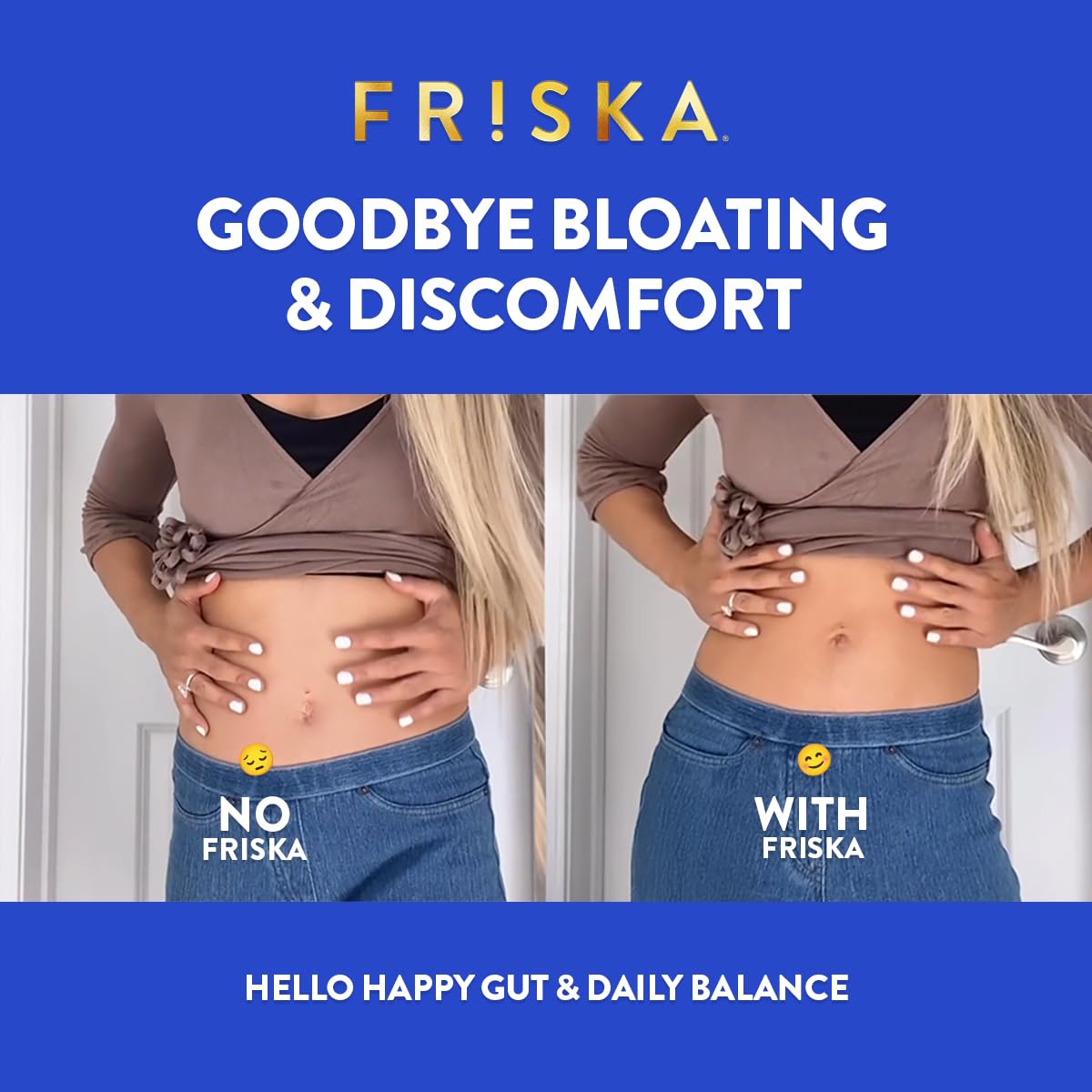 FRISKA Women’s Daily Digestive Enzyme and Probiotics Supplement, Advanced Natural Support for Female Digestive Health, Fights Bloating, Eases Digestion - dailyvitalstore