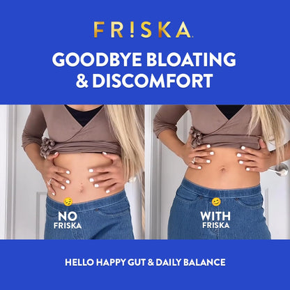 FRISKA Women’s Daily Digestive Enzyme and Probiotics Supplement, Advanced Natural Support for Female Digestive Health, Fights Bloating, Eases Digestion - dailyvitalstore
