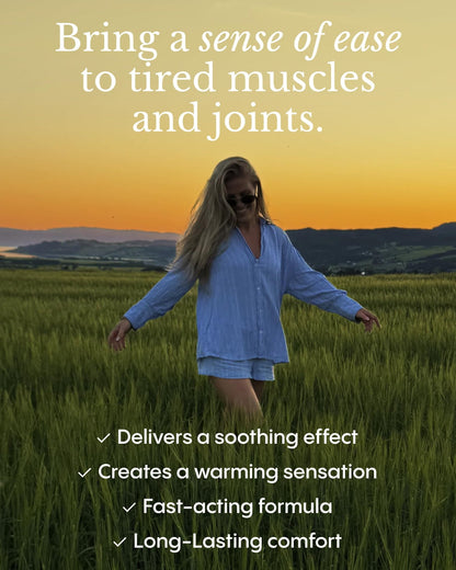 Frøya Organics Relaxing Body Balm | Arnica & Eucalyptus with Beeswax | Gentle Massage Balm for Shoulders, Knees & Back | Infused with Rosemary, Camphor & Marigold Extract | 30ml - dailyvitalstore