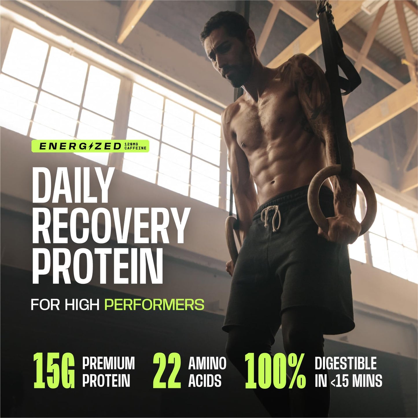 Frog Fuel Power Energized Complete Protein Shot, 15g, Nano Hydrolyzed & Grass Fed, 80mg Caffeine, Gluten Free, Fat & Sugar Free, 22 Amino Acids, - dailyvitalstore