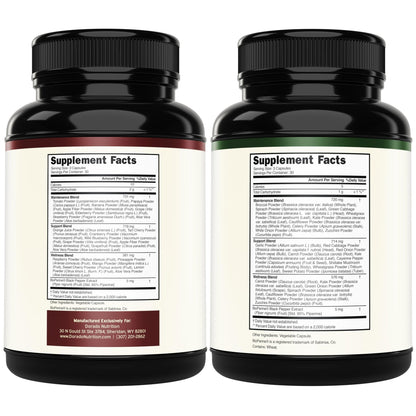 Fruit and Veggies Supplement (180 Capsules) Superfood Fruits and Vegetables Supplements for Adults - Premium Super Food for Energy and Immune Support - Veggies Capsules - Non-GMO & Vegan - USA Made - dailyvitalstore