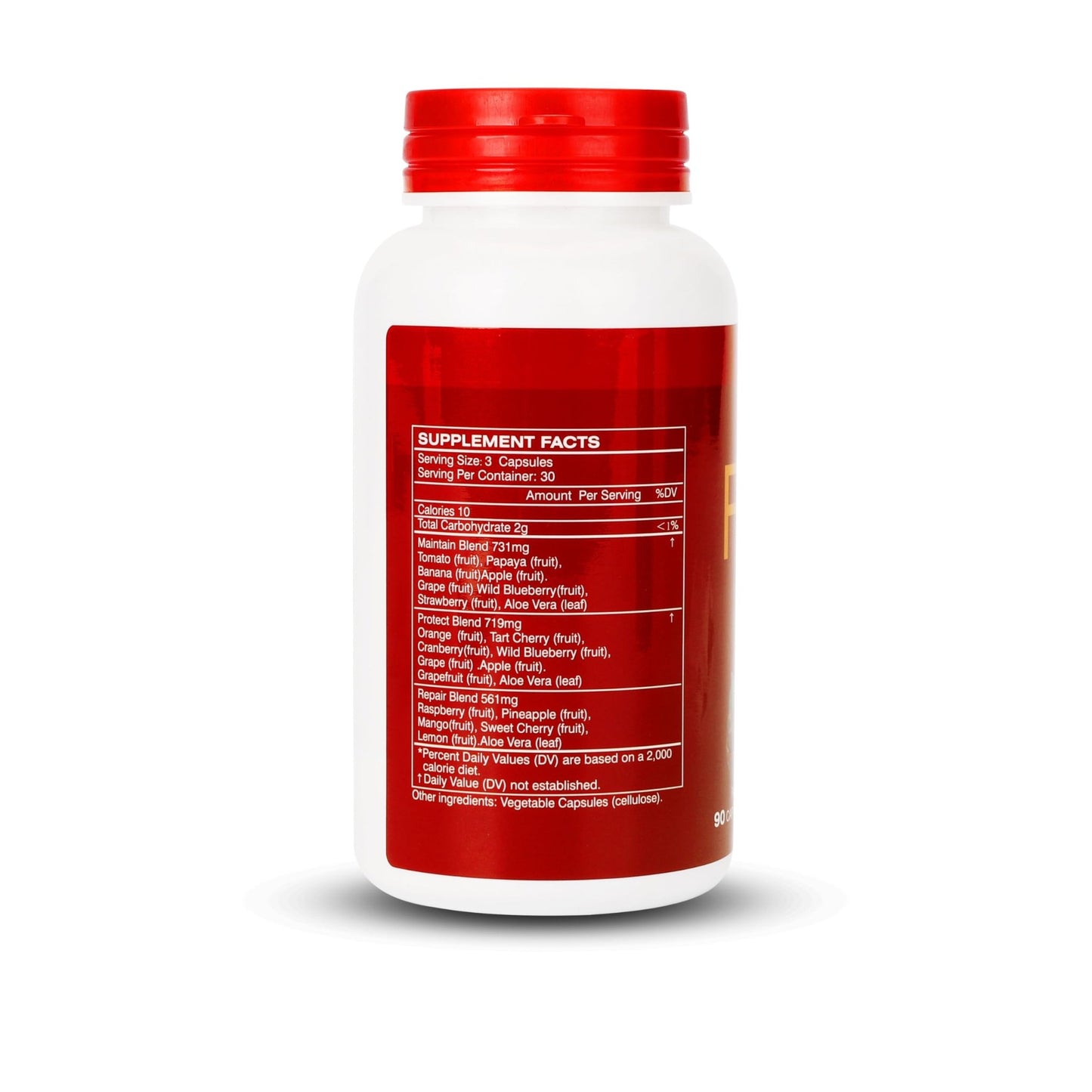 Fruit and Veggies Supplement Ingredients Natural – 2 Bottles 180 Total Vegetarian Capsules | Balance of Natural 16+18 Whole Fruits & Veggies Blend | Fresh Superfood Formula with Vitamins and Minerals - dailyvitalstore