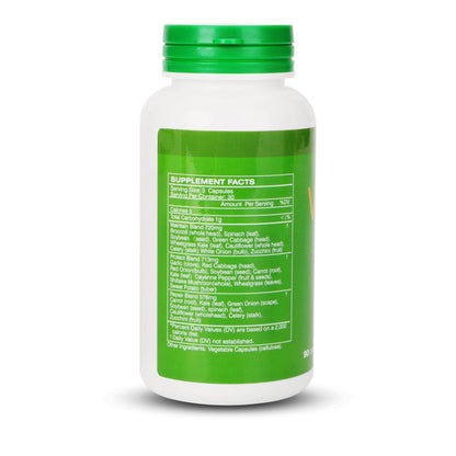 Fruit and Veggies Supplement Ingredients Natural – 4 Bottles 360 Total Vegetarian Capsules | Balance of Natural 16+18 Whole Fruits & Veggies Blend | Fresh Superfood Formula with Vitamins and Minerals - dailyvitalstore