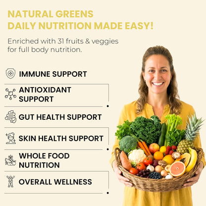 Fruits and Veggies Whole Produce Dietary Supplement with Superfood Fruits and Vegetables for Men, Women and Kids, 90 Fruit Capsules, 90 Veggie Capsules - 1 Set - dailyvitalstore