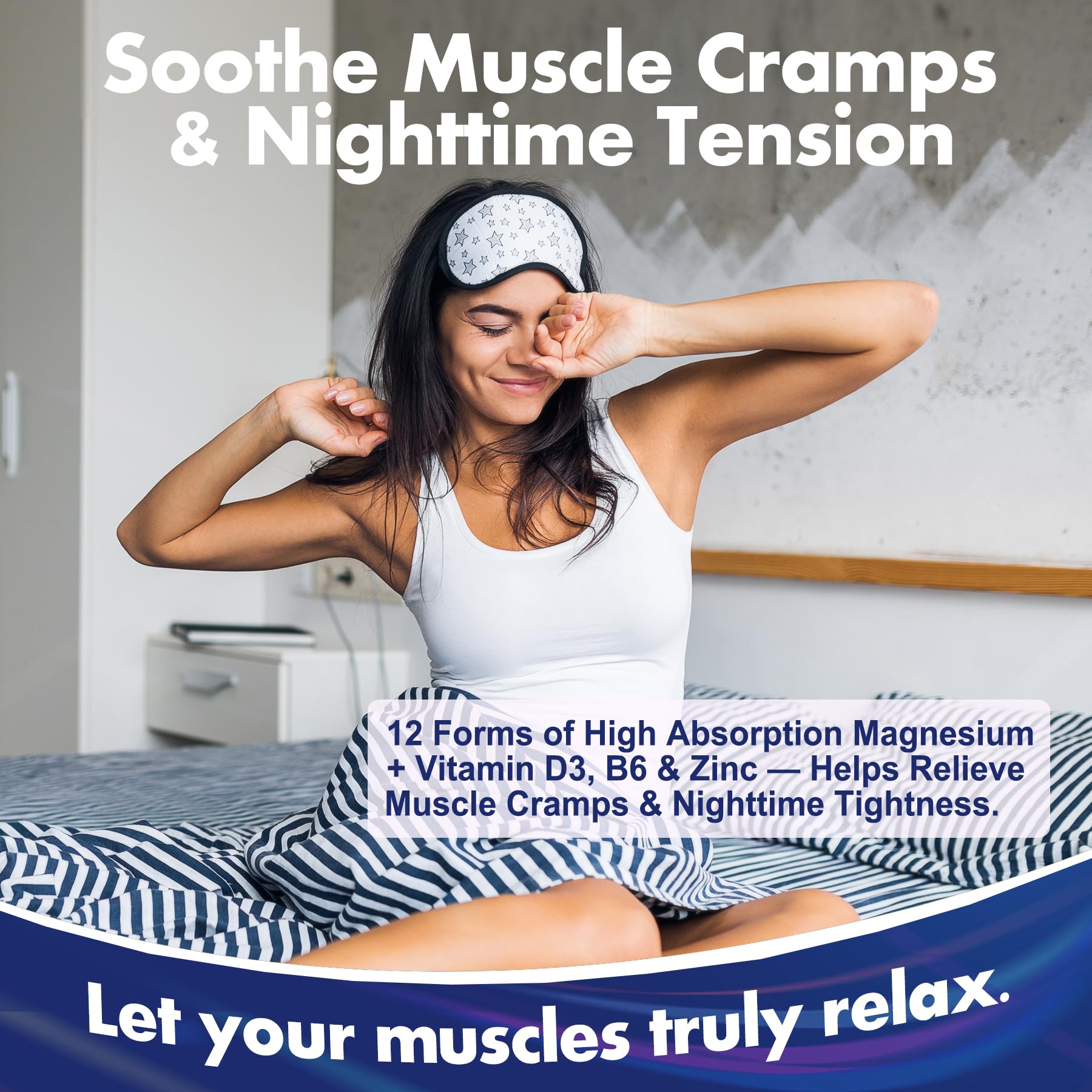 Full Spectrum Magnesium Glycinate Complex 21 in 1 Gummies for Deep Calm Sleep, 12 Forms Magnesium Citrate Malate Taurate Orotate for Women Men + Probiotics w/Ashwagandha, L-Theanine, GABA, 120Cts - dailyvitalstore