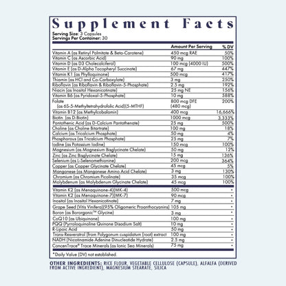 FullWell Women's Multivitamin - Daily Multivitamin for Reproductive Health - Supports Future Fertility, Hormone Balance & Overall Wellness - Antioxidant Blend - CoQ10 & PQQ - 90 Count (30 Servings) - dailyvitalstore