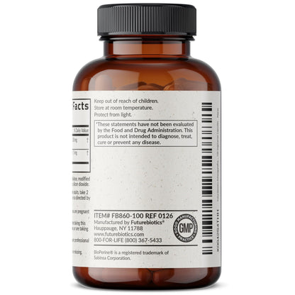 Futurebiotics Ashwagandha Extra Strength Stress & Mood Support with BioPerine - Non GMO Formula, 100 Vegetarian Capsules - dailyvitalstore