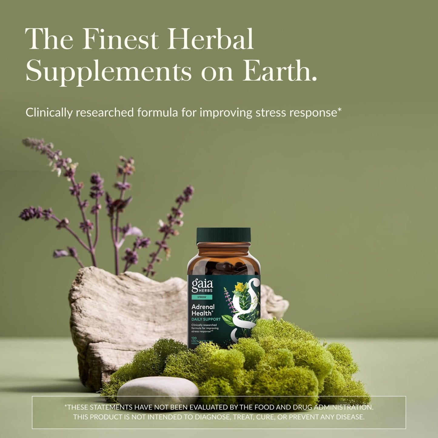 Gaia Herbs Adrenal Health Daily Support, Help Maintain Healthy Energy & Stress Levels*,120 Liquid Phyto-Caps Adrenal Health Nightly Restore, 120 Liquid Phyto-Caps - Bundle - dailyvitalstore